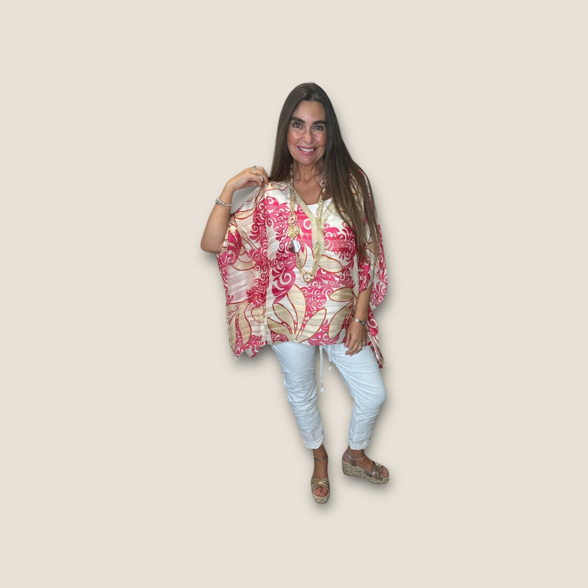 Luxury chiffon top