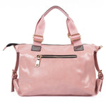 Trendy Teddy Bear Appliqué Shoulder Bag in Pink