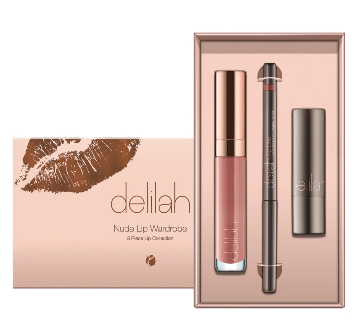 Nude Lip WardrobeThe Perfect delilah Nude Collection